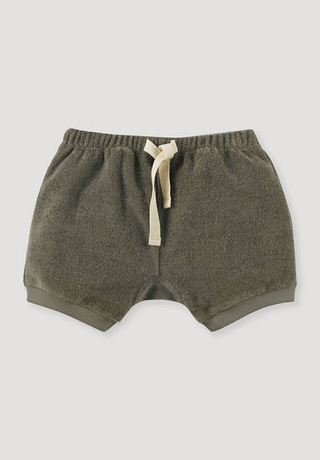 Terrycloth shorts made from pure organic cotton