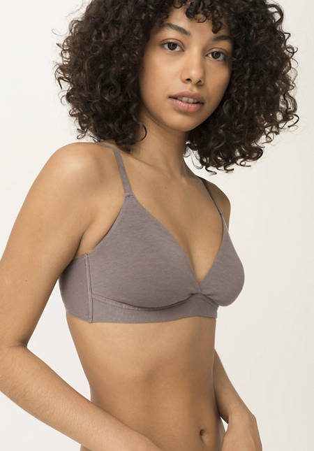 Triangle bra made from organic cotton and Tencel™Modal