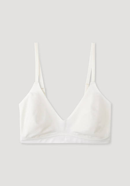 Triangle bra made from organic cotton and Tencel™Modal