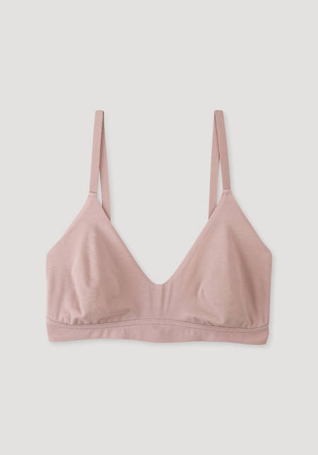Triangle bra made from organic cotton and Tencel™Modal