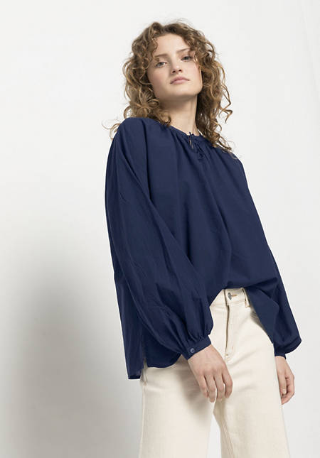 Tunic blouse made from pure organic cotton