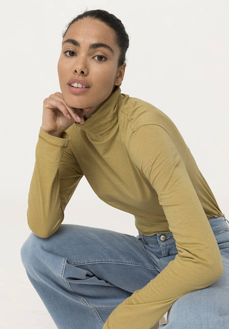 Turtleneck shirt made from pure organic cotton