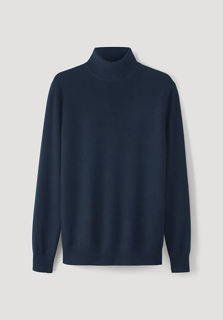 Turtleneck sweater made of virgin wool with cashmere