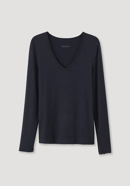 V-Shirt aus TENCEL™Modal