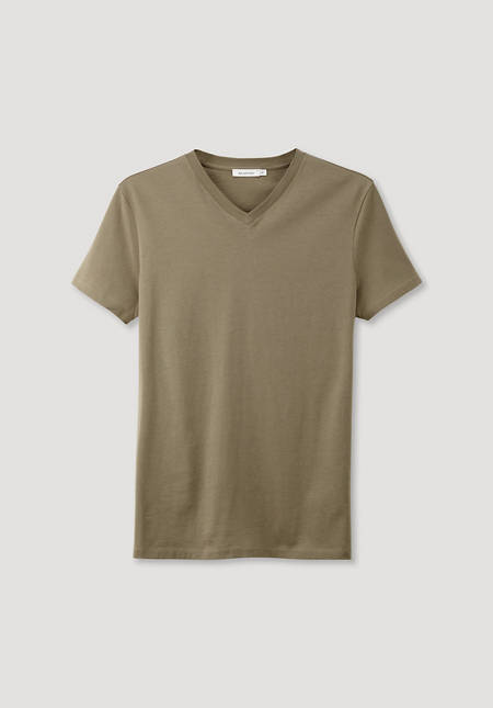 V-Shirt aus reiner Bio-Baumwolle