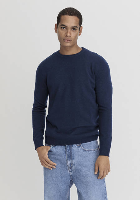 Virgin wool sweater with cashmere