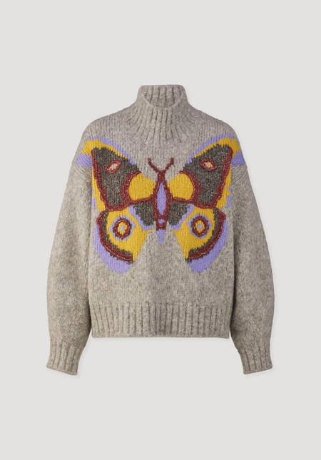 WUNDERKIND × HESSNATUR Pullover Oversized aus Alpakamix