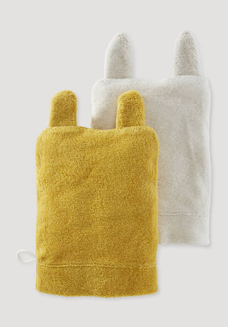 Wash mitt, pack of 2 for children