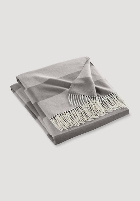 Woll-Plaid NANNE aus reiner Bio-Merinowolle