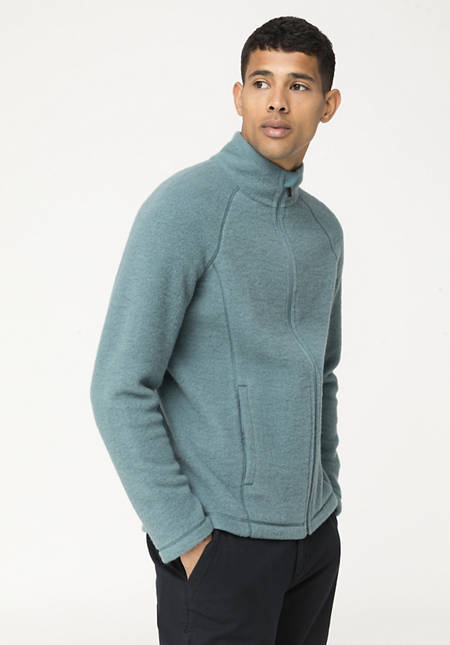 Wollfleece-Jacke aus Bio-Merinowolle