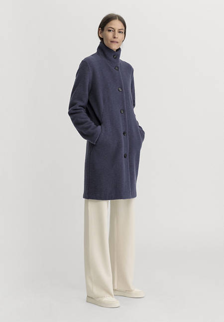 Wollfleece Mantel Regular aus reiner Bio-Merinowolle