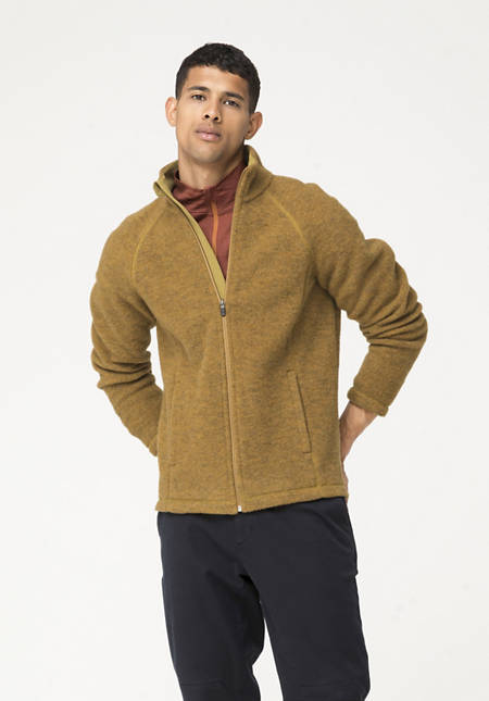 Engel Men Jacket, Merino Wool Fleece