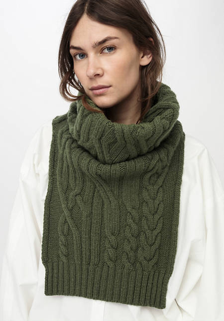 ZERO WASTE scarf made of pure merino wool