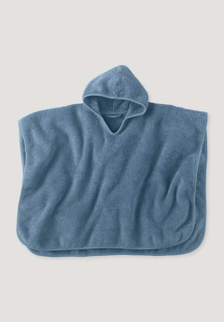 Bathing poncho made from pure organic cotton