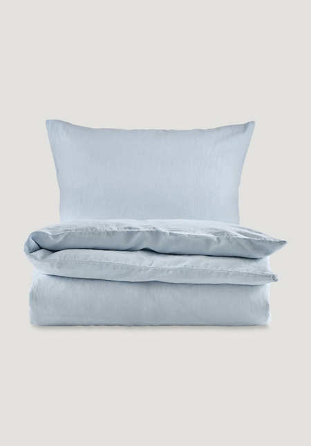 Bedding set made of organic linen with organic cotton