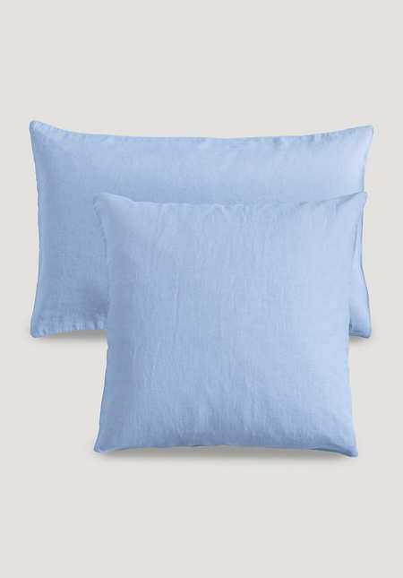 Cushion cover made of organic linen with organic cotton