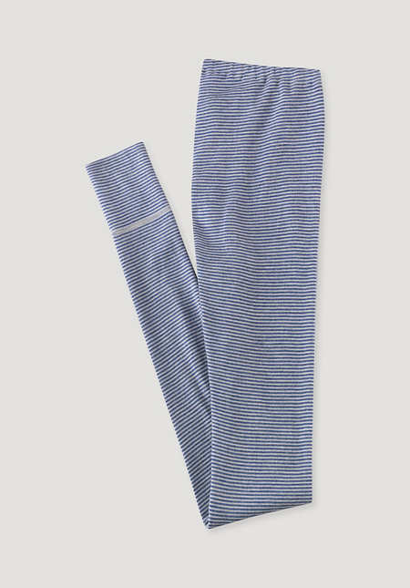 Leggings regular cut PureMIX made of organic merino wool with silk