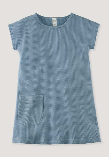 Piqué nightdress made from pure organic cotton