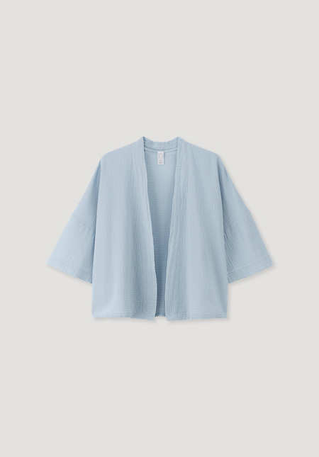 Pure organic cotton muslin kimono jacket