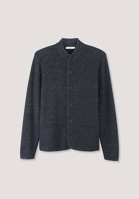 Summer jacket made of linen with merino wool