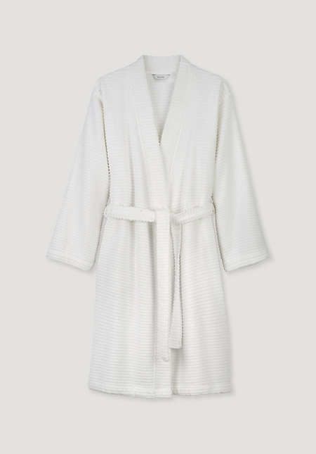 Super soft bathrobe made from pure organic terrycloth