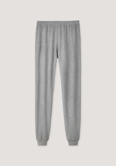 Terry cloth pajama bottoms