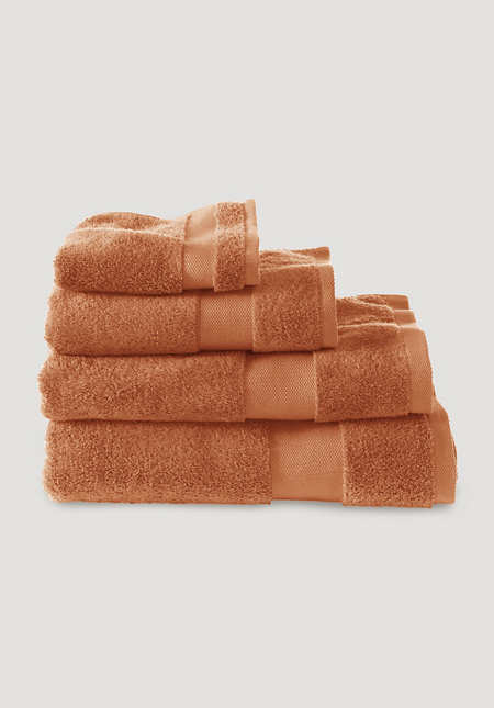 Towel made from pure organic terrycloth