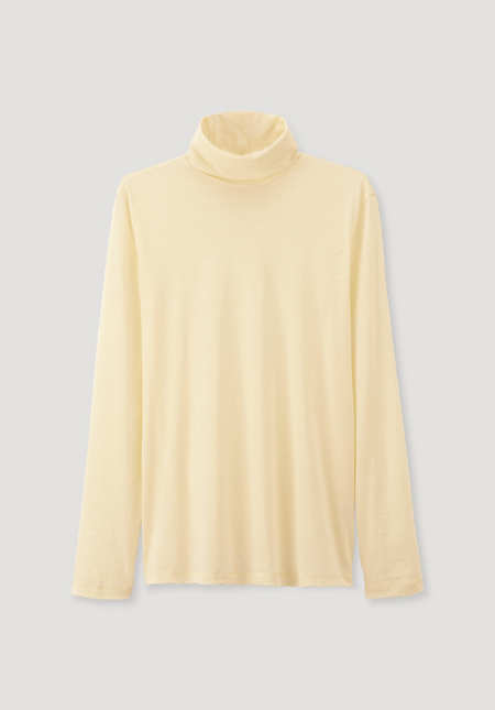 Turtleneck shirt made from pure organic cotton